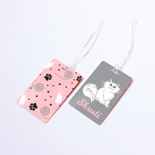 Load image into Gallery viewer, Cosy Cats Personalised Bag/Baggage Tag Luggage Tag - Set of 2
