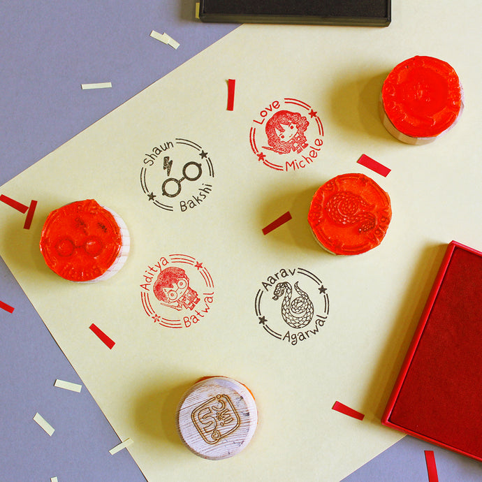 Harry Potter: Welcome to Hogwarts Rubber Stamp Set